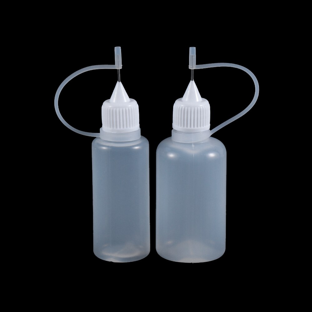 Aplicador de pegamento para manualidades, 5/10/20/30/50/100ML, botella de reutilización para papel Quilling, herramienta para manualidades de papel de álbum de recortes, 5 uds.