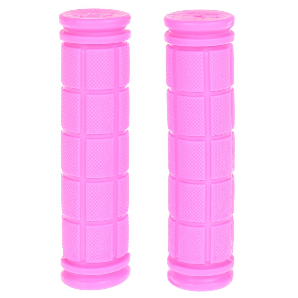 1 paar mtb racefiets stuurhoezen, handgrepen, zachte rubberen antislip handgreep, lock bar, fietsaccessoires: Roze