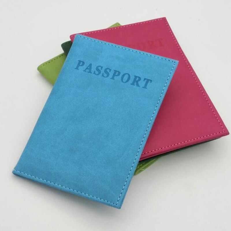 PU Leer Vrouwen Paspoort Cover Roze Wereld Universal Travel Paspoort Ticket Houder Cover op Het Paspoort Case Paspoort Pouch