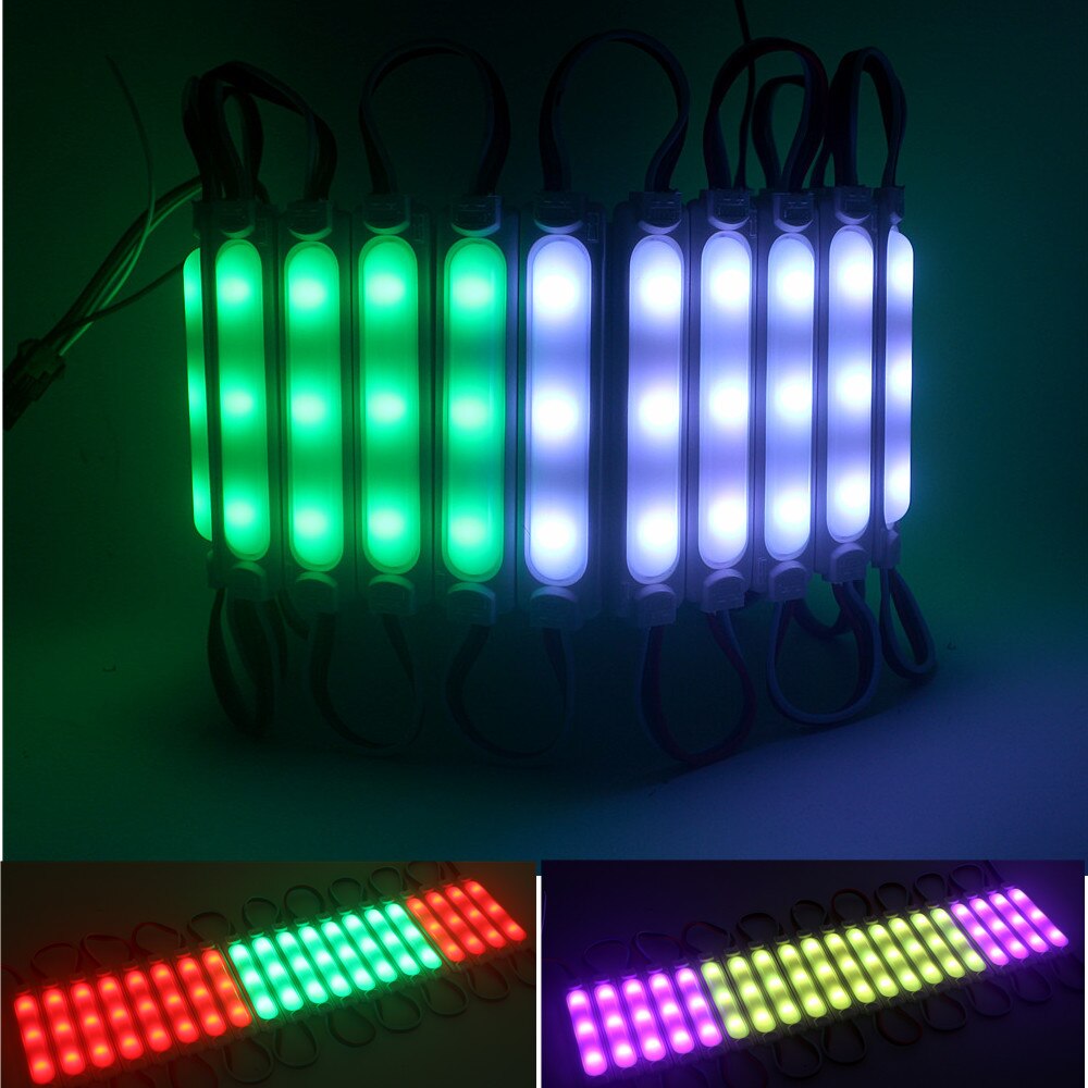 LED Module String COB Waterproof WS2811 DC12V For Outdoor Advertising Luminous Signs Light Box DIY LED Module Strip 20Pcs/Lot
