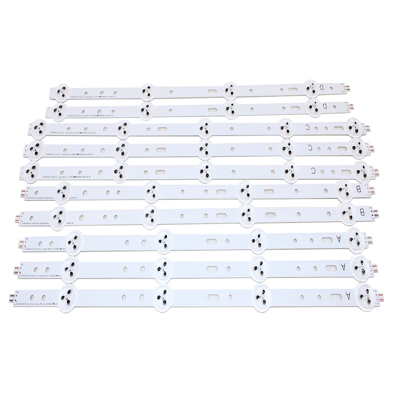 10 Pieces/lot 40D1333B 40L1333B 40PFL3208T LTA400HM23 LED backlight bar SVS400A73 4LED A B D 5LED C type Rev.4 120622