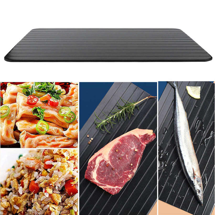 Fast Defrosting Tray Thaw Frozen Food Meat Fruit Quick Defrosting Thawing Plate Defrost Board Kitchen Gadget Tools