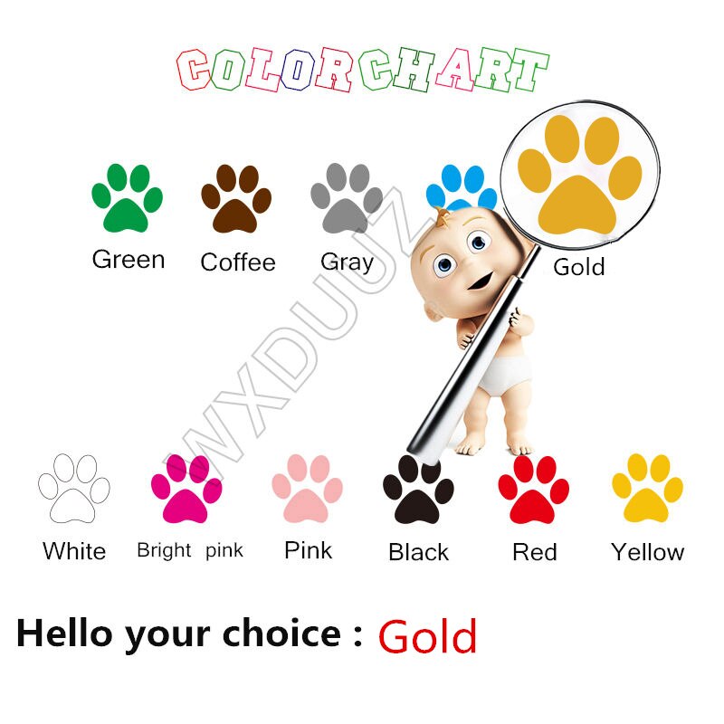 Woodland Animals Trees and Mountains Vinyl Wall Stickers for Bedroom Living Kids Room School Nursery Wall Decals Room Art Decor: Gold