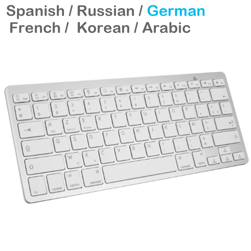 Laptop Keyboard Korean Keycap Spanish Russian German French Korean Arabic Keyboard BT Swap