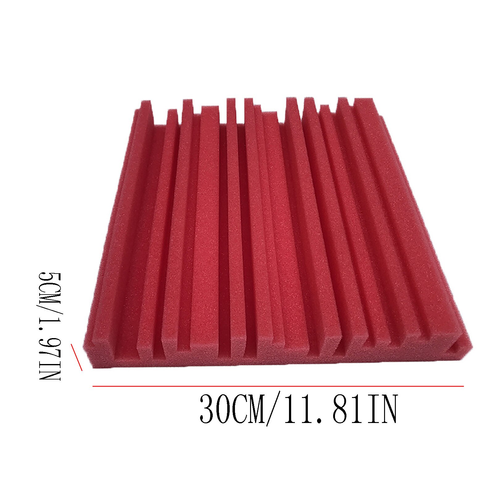 F# 12pc High Density Soundproofing Foam Ktv Soundproof Sponge Indoor Game Music Soundproof Sponge Sound-absorbing Foam