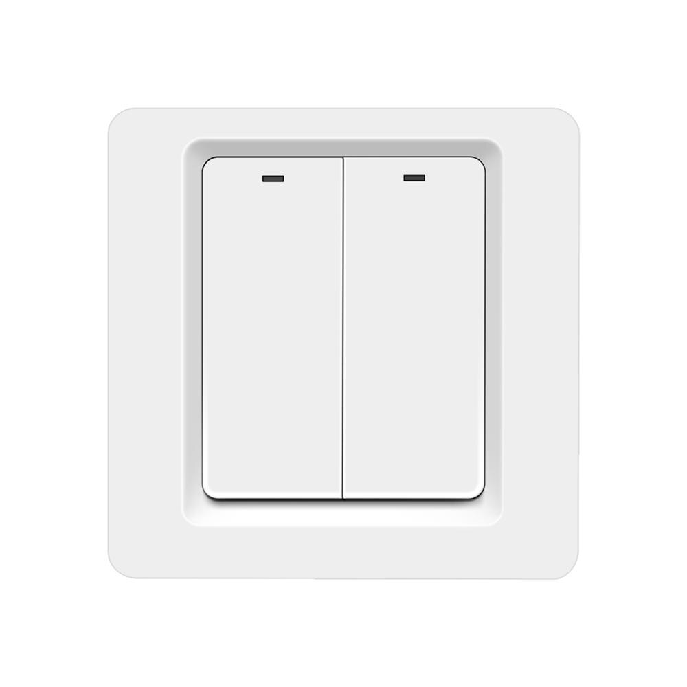 Homekit wifi knap switch smart siri stemmestyring 1-3/ gang trådløs knap skifter korridor værelse hjem vægpanel switch: 2 bande