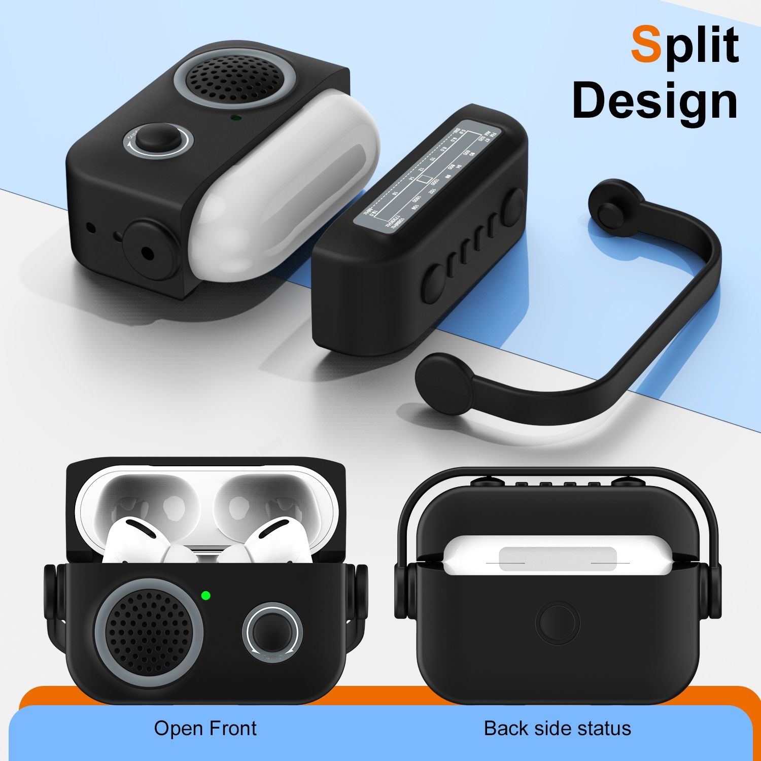 Étui AirPods Pro 2 2nd 2023, étui de luxe pour écouteurs, housse de protection pour AirPods 3 3rd 2 1 Pro Pro2 Gen, manchon en Silicone Fundas