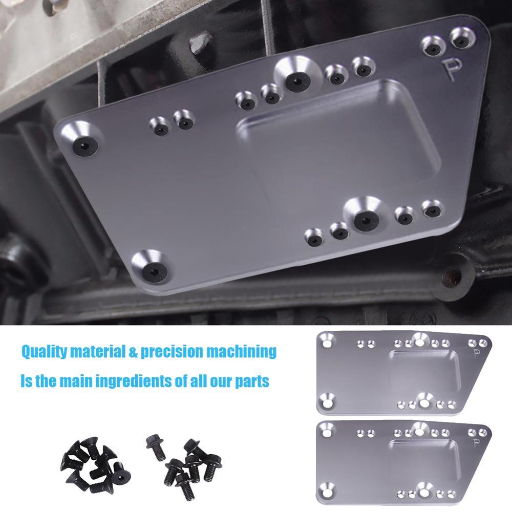 Soporte de cambio de Motor SR Billet SBC LS Conversión de Motor placa ajustable LS1 soporte de cambio de Motor Billet: Default Title