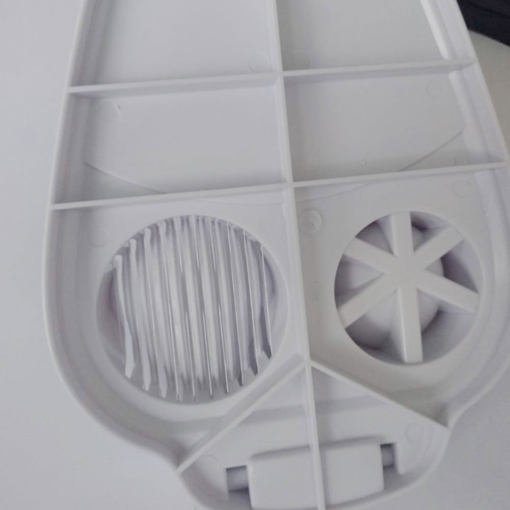 3 In 1 Kitchen Tool Manual Multifunctional Slicing Eggs Slicer Strawberries Practical Cutter Dicing Avocados Stainless Steel