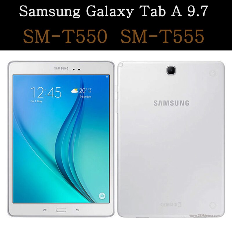 Funda para Samsung Galaxy Tab A 9,7 SM-T550 SM-T555 T550 T555, Funda con soporte magnético, Funda de cuero con tapa para tableta, Funda inteligente