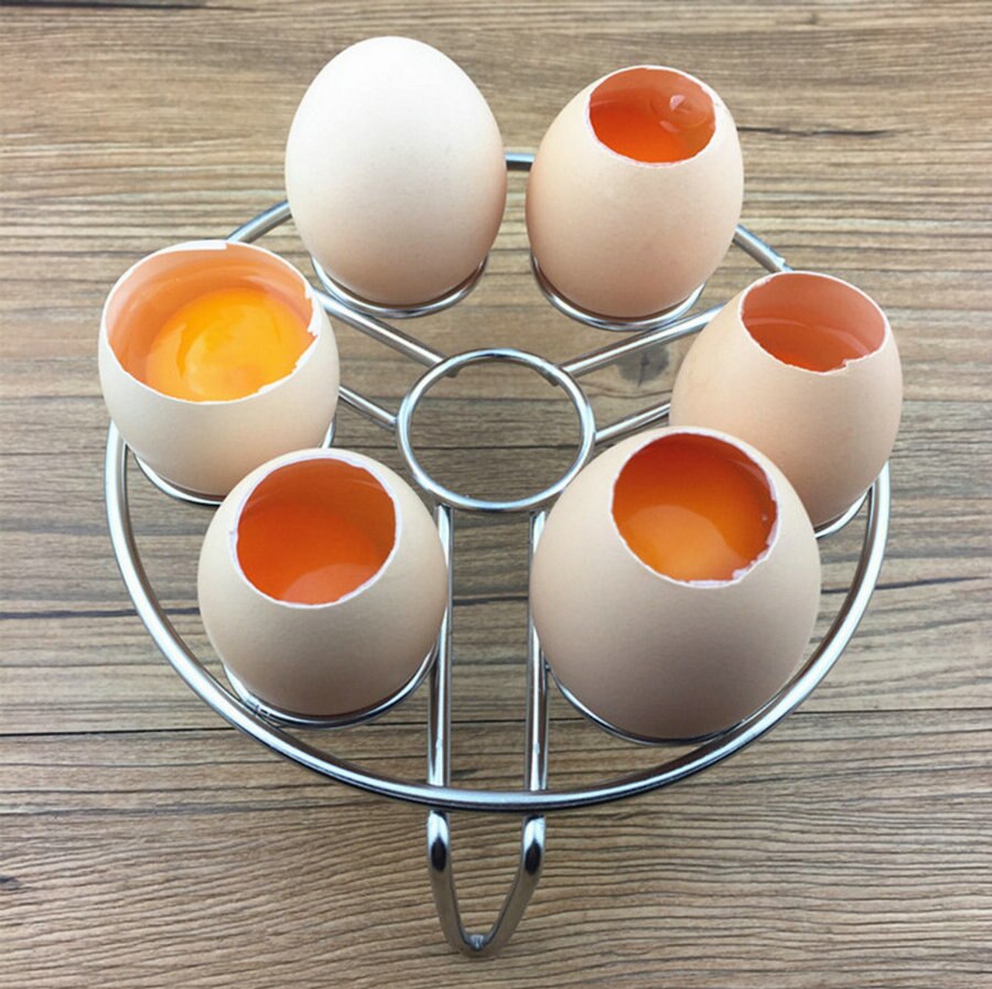 Free ship egg holder stainless steel household egg stand 7 hole egg tools kitchen tools