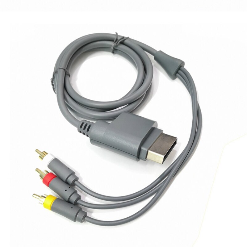 Cable AV compuesto chapado en oro de 1,8 m, alta definición, 3 RCA, HD, para TV, Audio y vídeo, componente de Cable óptico para Xbox360