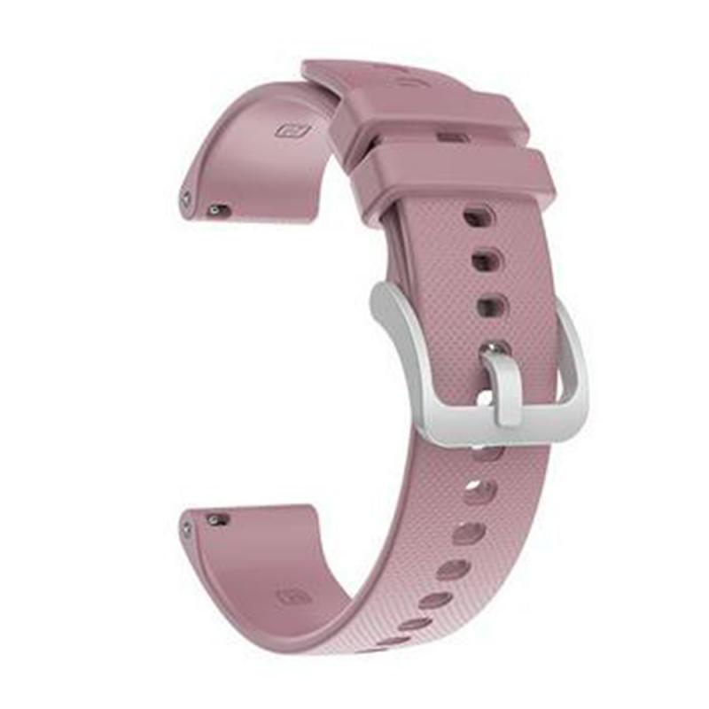 Voor Garmin Vivoactive 4S/Vivomove 3S Siliconen Zilveren Gesp Riem Vervanging Horlogeband 18Mm Modieuze: 10