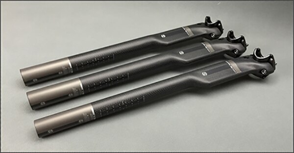 3 karaats matte full carbon zadelsteun mtb mountainbike racefiets zadelsteun fietsonderdelen 27,2 /30,8 /31,6 *350 /400mm