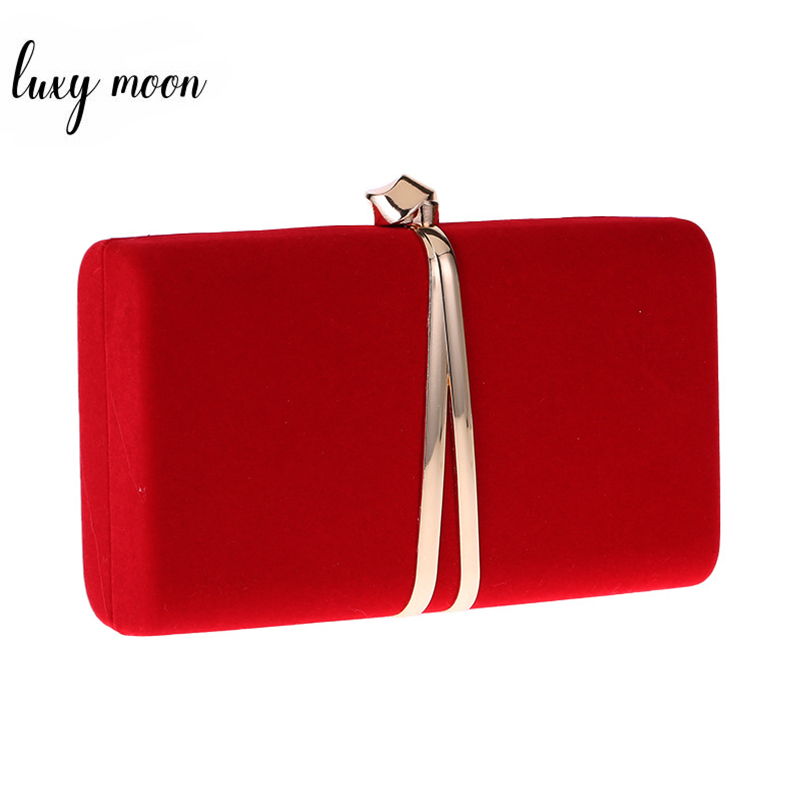 Luxy Moon Women's Evening Clutch Bag Vintage Ladies Hand Bag Wedding Party Purse For Bridal Chain Shoulder Bag ZD1522