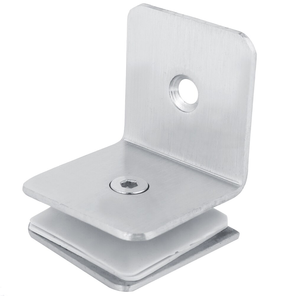 90 Degree Stainless Steel Bathroom Shower Door Clip Clamp Hinge Support Bracket Door Support Bracket