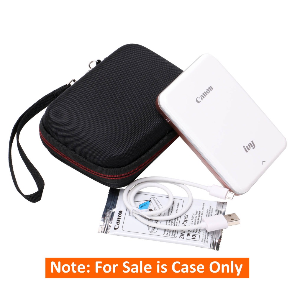 LTGEM EVA Hard Case voor Canon Ivy Draadloze Bluetooth Mobiele Portable Mini Foto Printer