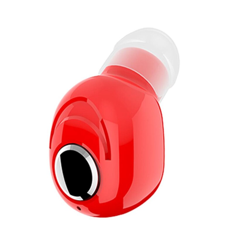 Mini Draadloze Bluetooth Oortelefoon V5.0 Stereo In-Ear Headset Met Microfoon Sport Running Oordopjes Oordopjes Voor Samsung Huawei Xiaomi: Red