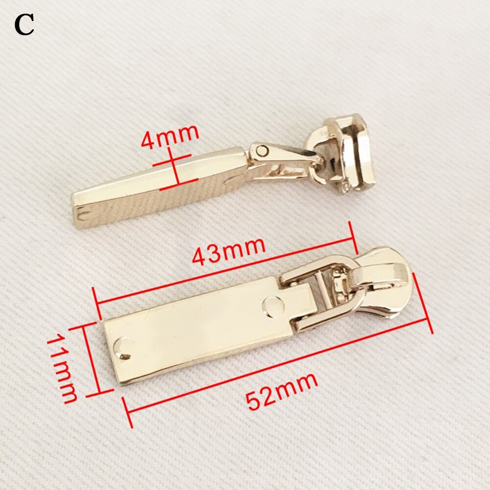 1PC Universal Instant Fix Zipper Repair Kit Replacement Zip Slider Teeth Rescue Zippers For Sewing Clothes: C
