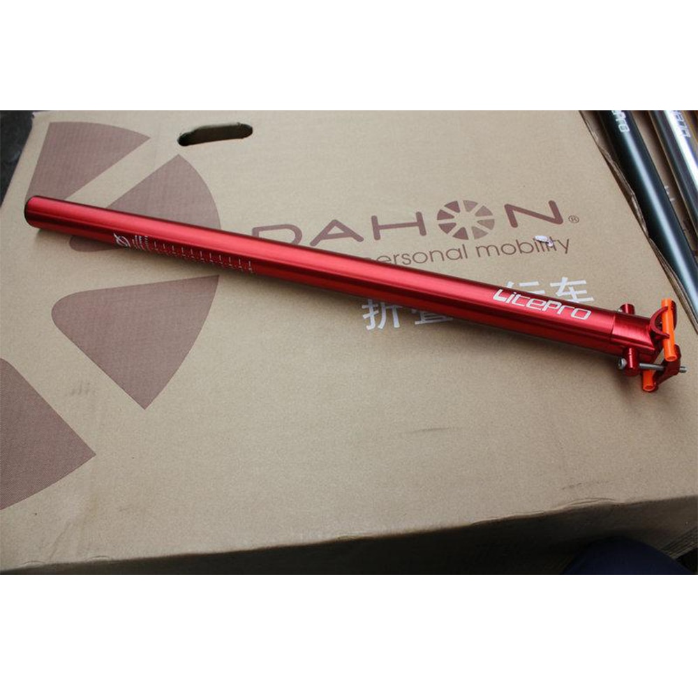 Sykkel setepost 33.9*600mm til dahon 412 sammenleggbar sykkel  sp8 setepinne al legering