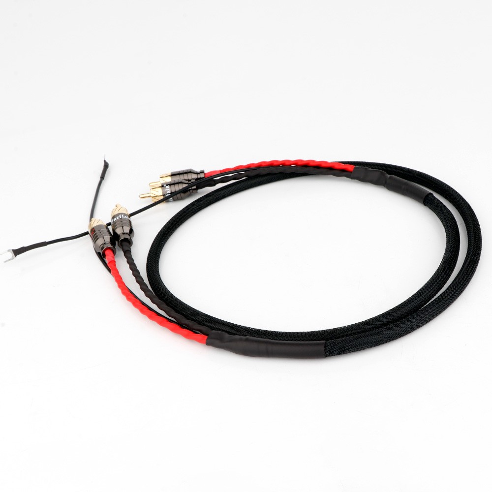 Hi End Audio RCA Cable of Independent Shielded Signal Line Of LP Vinyl Record Player Amplifier Chassis Gold Plated Connector