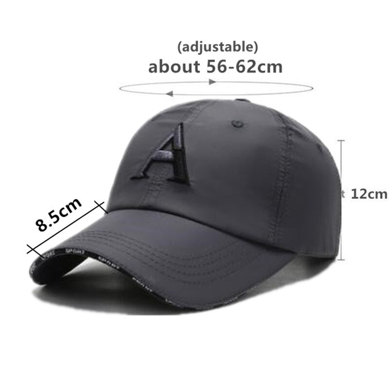 Xdanqinx sport caps brev broderi baseball caps til menn kvinner justerbar størrelse uformelt menns merke caps dame lue