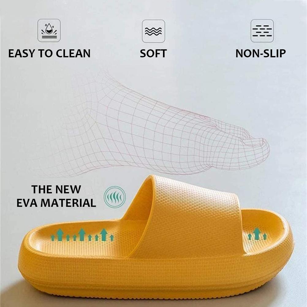 Non-Slip Thick Sole Slippers Massage Slippers Slides Pillow Slides EVA Bathroom Slippers Summer Beach Sandal Slipper Footwear