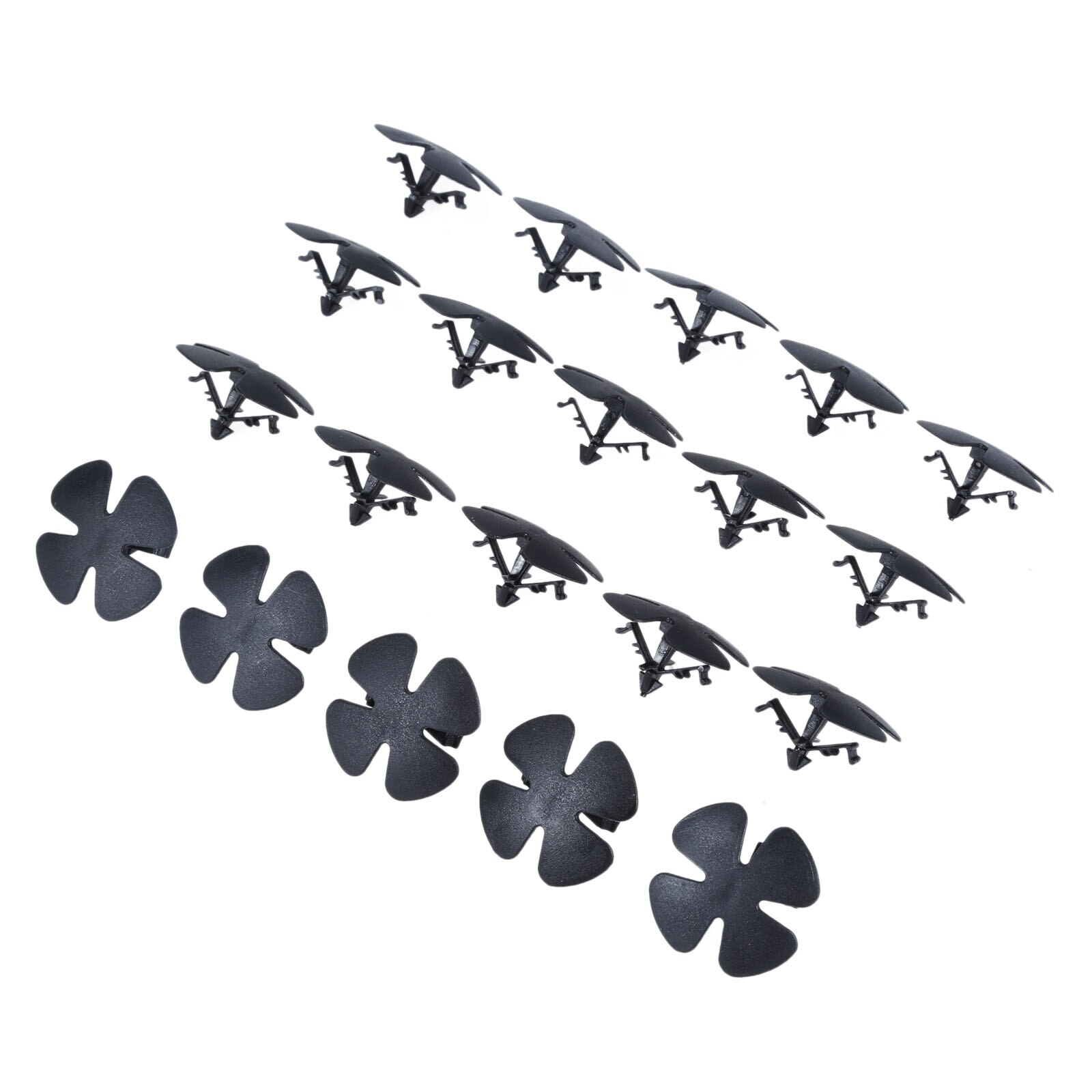 Clips de plástico para aislamiento de capó, Clips embellecedores de plástico para Honda Civic Fit CRV HRV Accord Odyssey, 20 Uds.