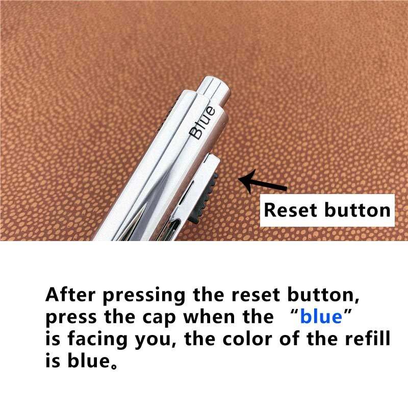 luxury ballpoint pens writing School Office supplies student Multifunctional pen 3 ink colors in 1 for customer colleague