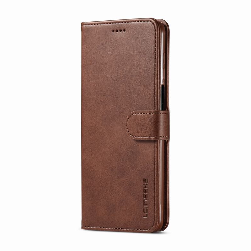 Do Samsung Galaxy S22 Ultra etui z klapką portfel pokrywa dla Samsung S22 Plus 5G etui skórzane magnetyczne luksusowe torby na telefony przypadki Coque: For Samsung S22 / Brown
