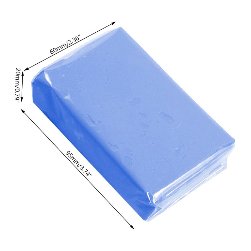 Barra de arcilla mágica para lavado de coches, limpiador de detalles de vehículos, Herramientas de limpieza de estilo de coche, 100g
