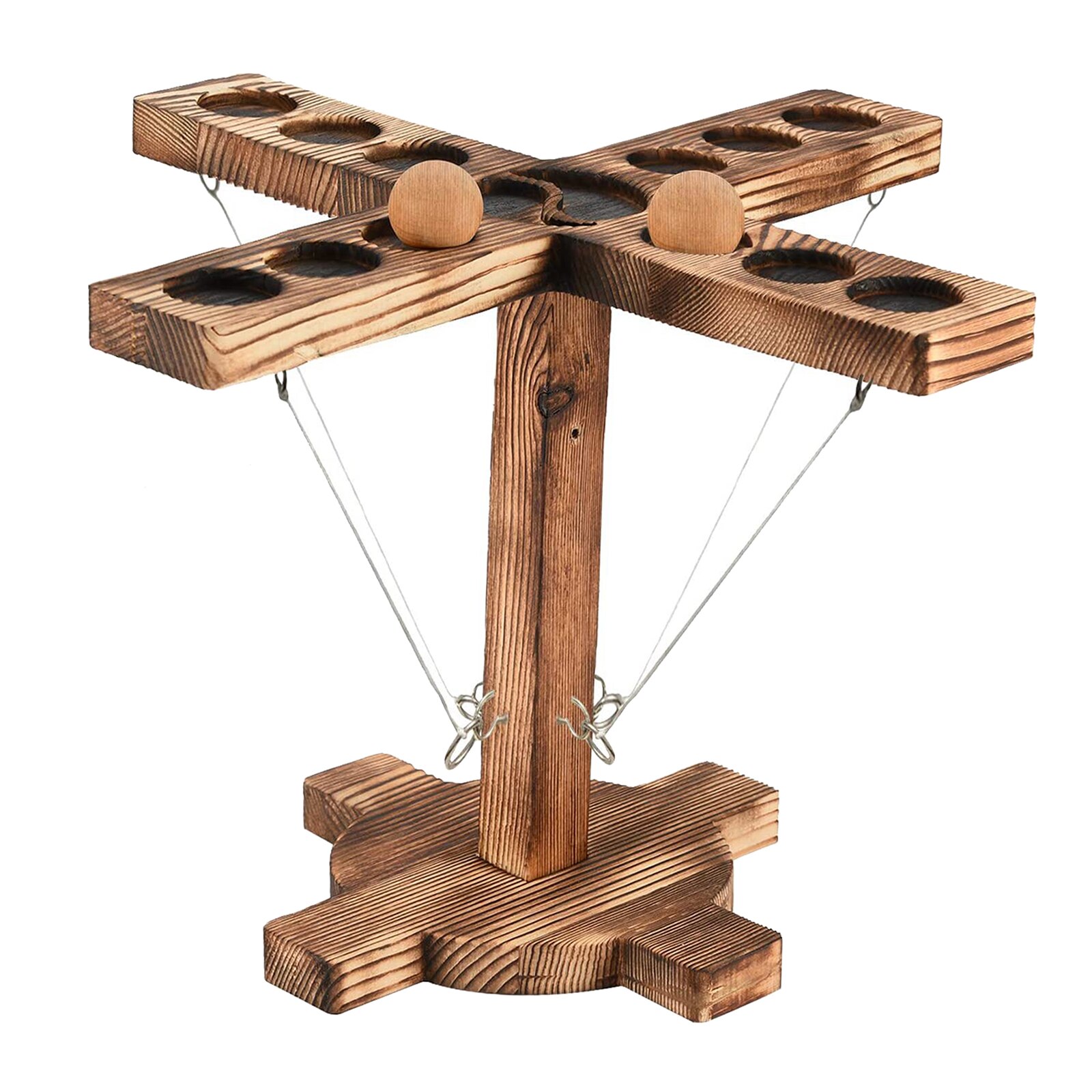 Holz Haken & Ring Werfen Riegel Spiel Interaktive Trinken Spiel Spielzeug für Erwachsene Party-Spiel Spielset