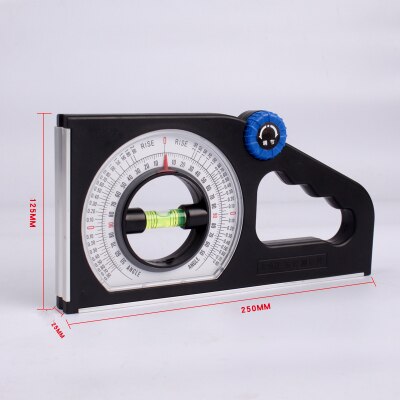 High-precision Pitch and Slope Locator with/ without Magnetic Handheld Multi-function Slope Measuring Instrument Slope Meter: With magnetic