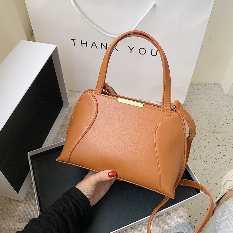 Women's Shell Bag Shoulder Bags Ladies Handbag Tote Bag Messenger Bag: Brown