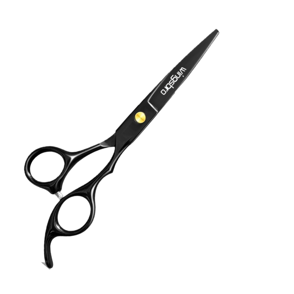 6,5 inch haarschaar set kapper kapsalon snijden dunner styling tools professionele kappersscharen kit: Chocolade