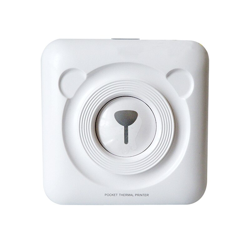 6 Rolls Sticker Papier Printer Papier Zelfklevende Afdrukken Langdurige Thermisch Papier Draagbare Praktische Student School: WHITE