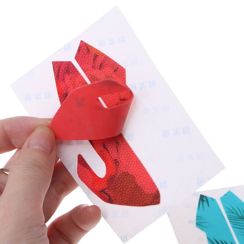 Feito à mão não deslizamento suga suor mouse patins de pele para razer viper mouse vermelho azul hx6a