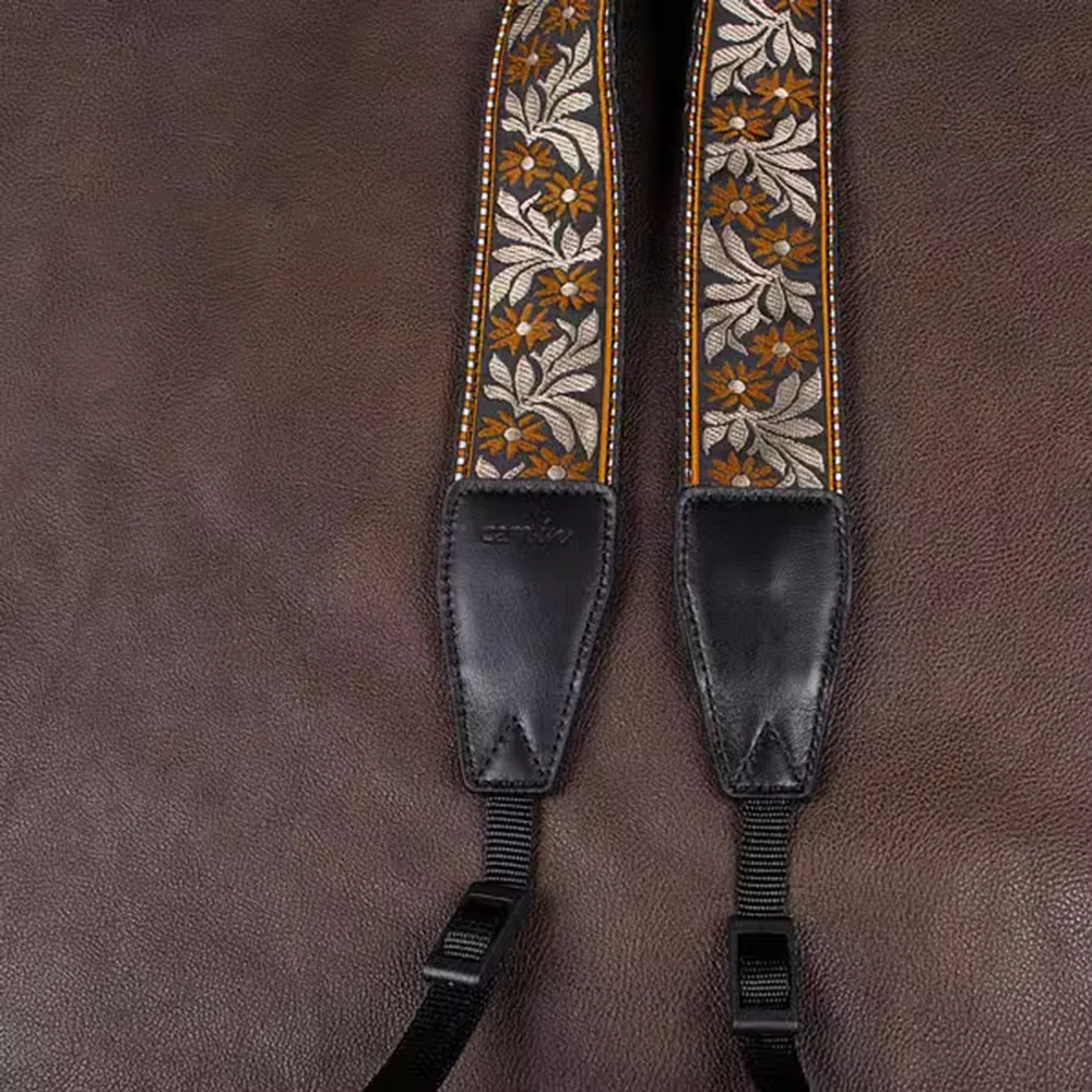 Borduurwerk Camerariem Verstelbare Digitale Slr Camera Schouderbanden Universele Micro Enkele Camera Hals Riem Riem Accessoires