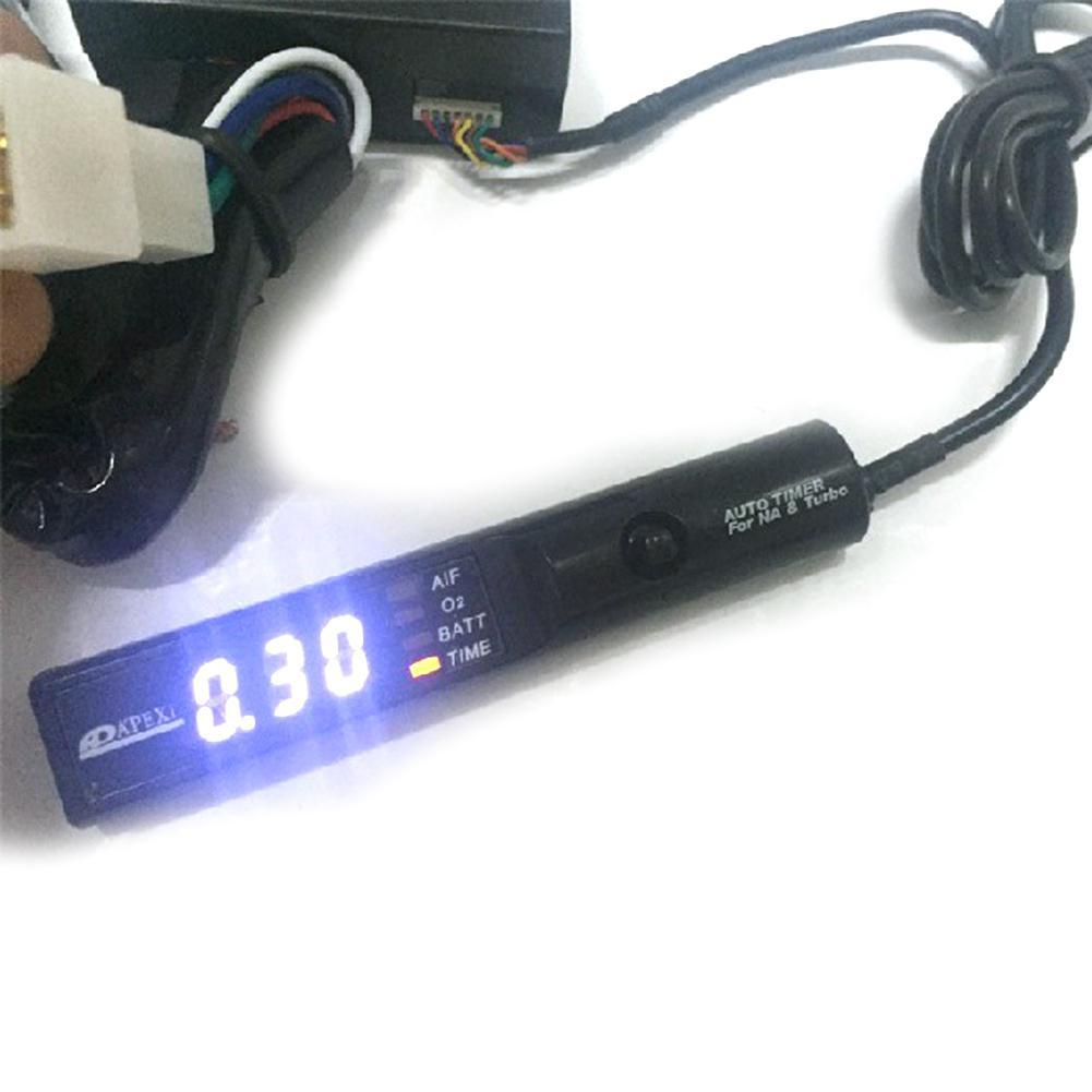 General Auto Turbo Timer Turbine Protector Power Reloading with Intellectual Display Energy Saving: White