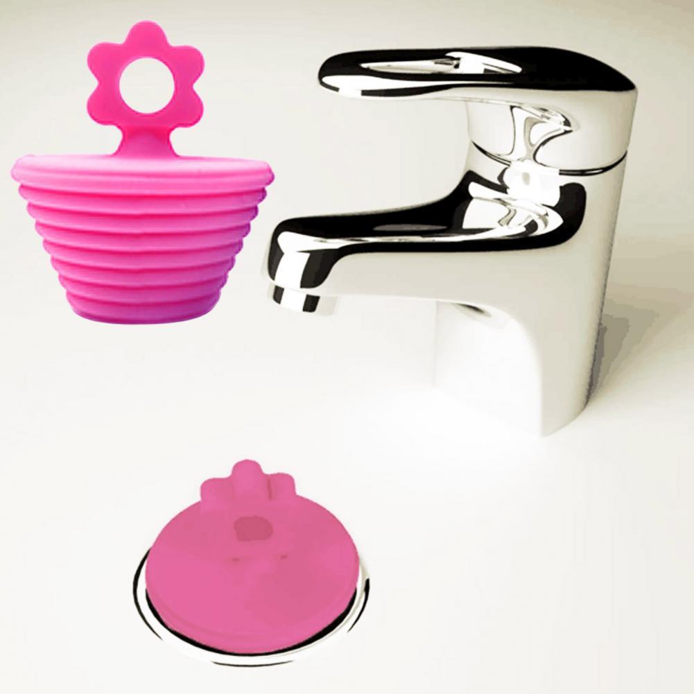 2 Pcs Useful Sink Plug Corrosion-resistant Flexible Drain Stopper Drain Deodorant Plugs for Home Drain Plug