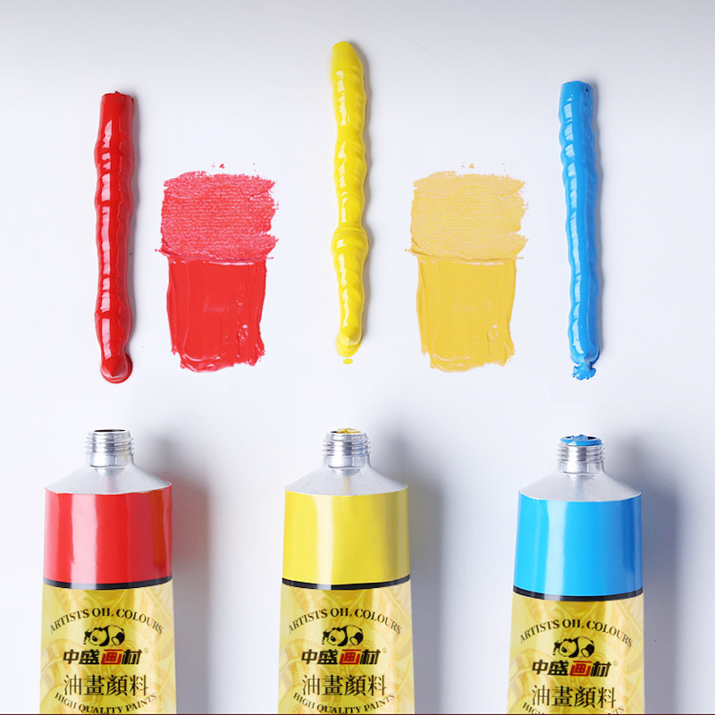 Oil Paints Set for Artists 12 X Large 50ml 1.76 fl oz Tubes Eco-Friendly Non-Toxic Lightfast Paint with Exceptional Pigment Load