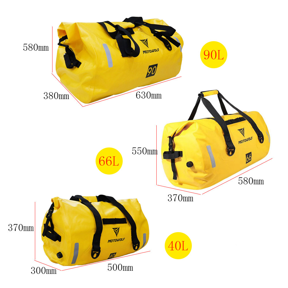 multi-functional high capacity waterproof motorcycle travel rear seat bag side riding Luggage shoulder bag