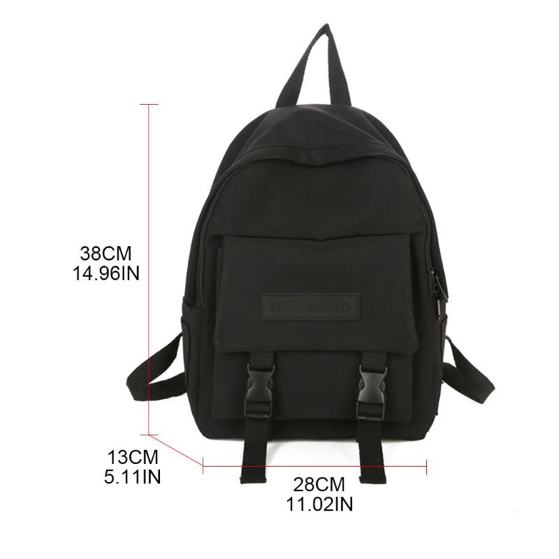 Mochila de lona de , mochila Casual para la escuela, mochila para chicas adolescentes LX9F