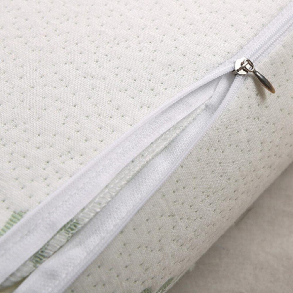 Almohada Ortopédica de Bambú para Dormir, Cojín Transversal de Espuma Viscoelástica, Cervical