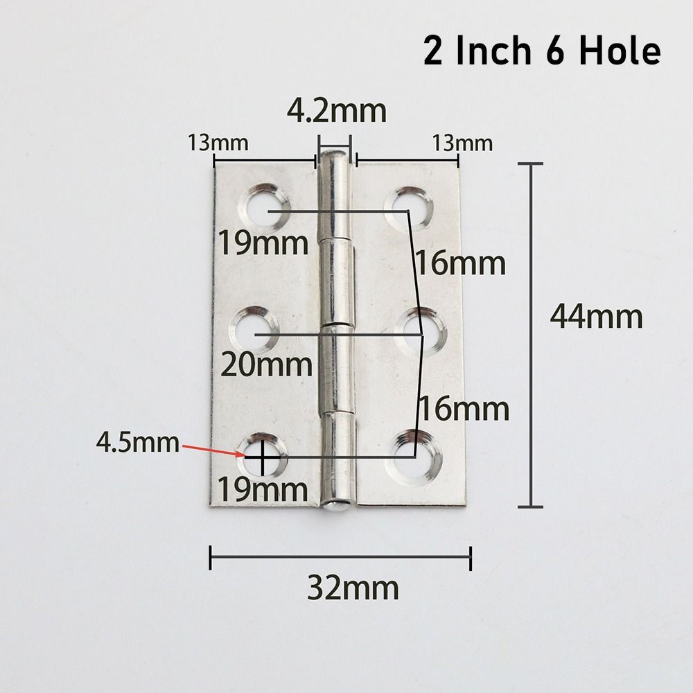1/1.5/2/2.5/3 pollici cerniera a croce mini in acciaio inox nucleo in alluminio cerniere pieghevoli porta finestra armadio armadio mobili hardware: Bronzo