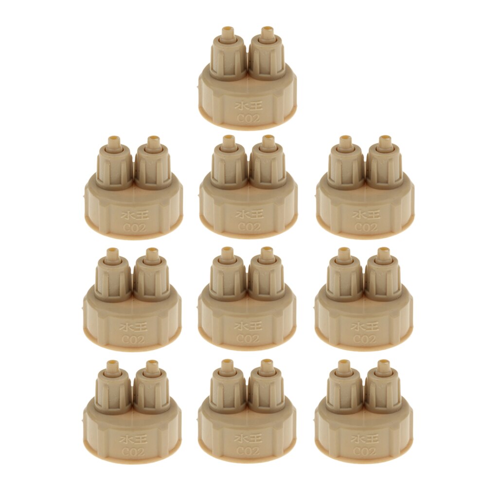 10x Aquarium Fish Tank Supplies DIY Co2 Diffuser System Generator Bottle Cap