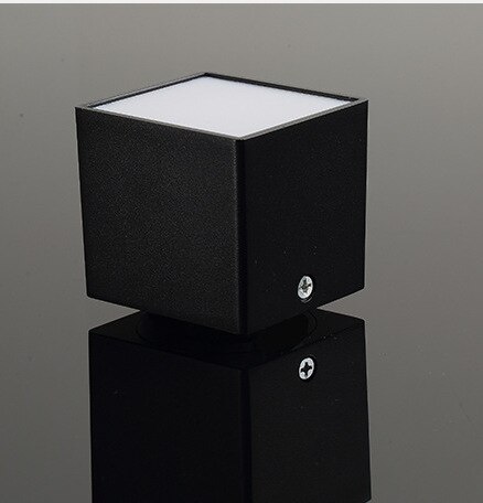 LED Mini Small Square Led Ceiling Spotlight Home Background Wall Square Downlight Hotel 8W Led Spot Indoor Lighting: 7W Downlight Black / Warm White 3000K