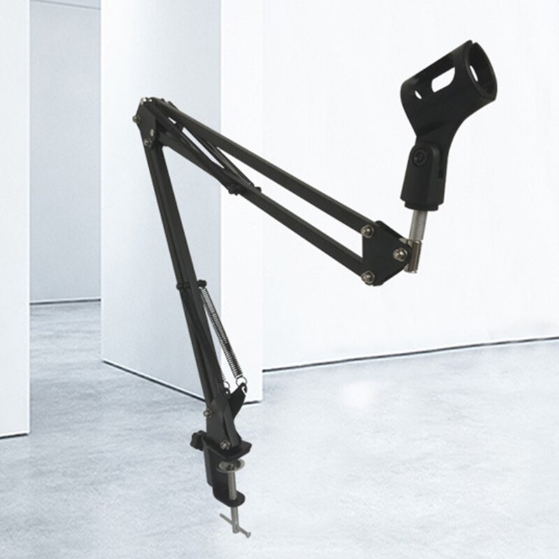 Recording Microphone Holder Stand Clip Mic Adjustable Suspension Boom Table Bracket with Shock Holder Mount for Microphones