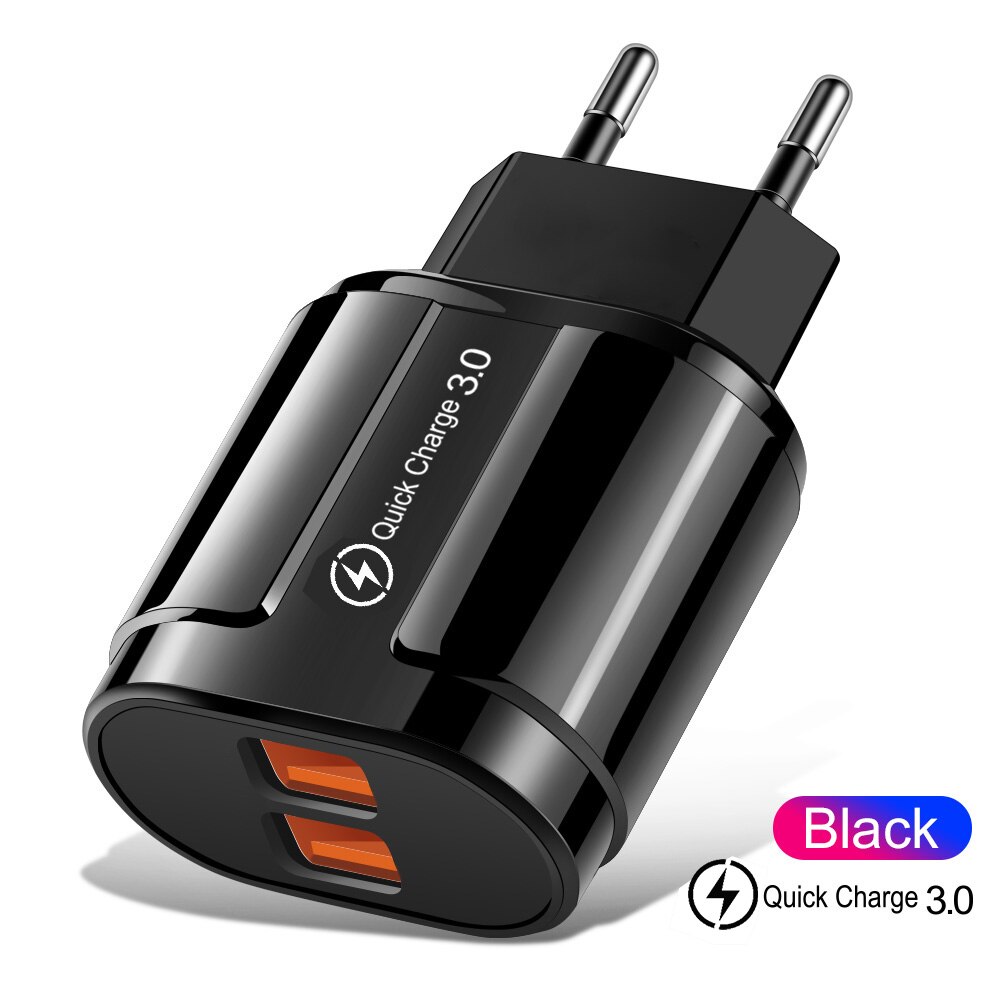 Charger Quick Qc 3.0 Usb Charge 3.0 Eu/Us Snelle Charge Multi Plug Wall Charger Adapter Voor Iphone Xr 11 Pro Samsung Xiaomi Mi 9