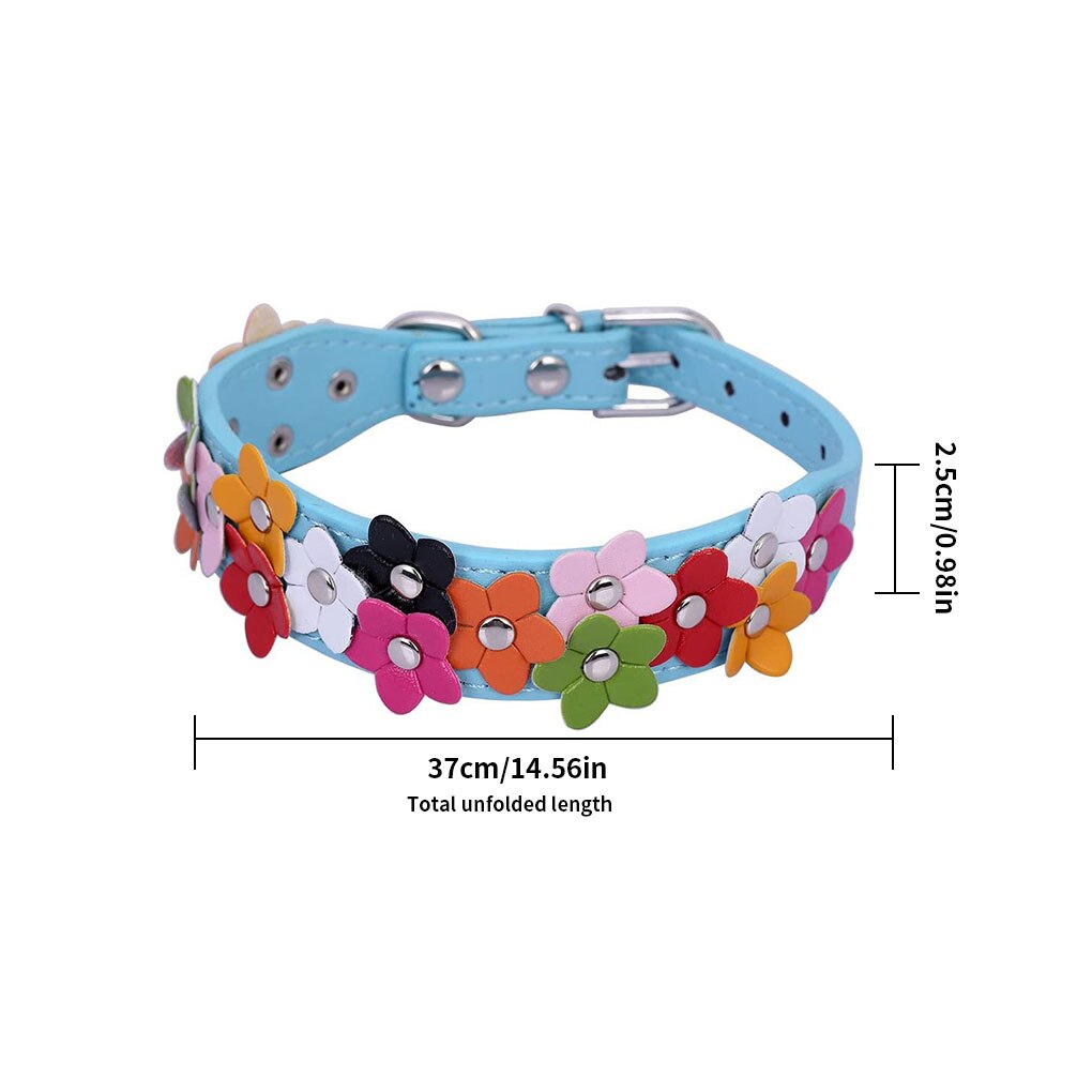 Alloy Leather Dog Collar Anti-Lost/Avoid Car Accident Collar For Dogs Puppies Dog Collars Leads Supplies Neck Chain Pet Products